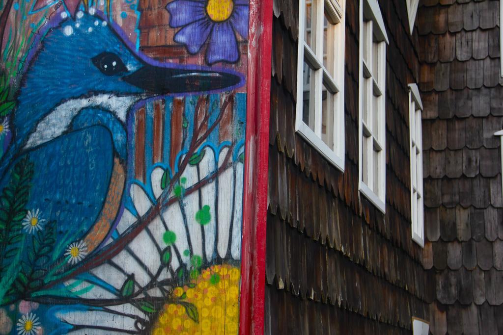 Palafito Hostel Chiloe كاسترو المظهر الخارجي الصورة