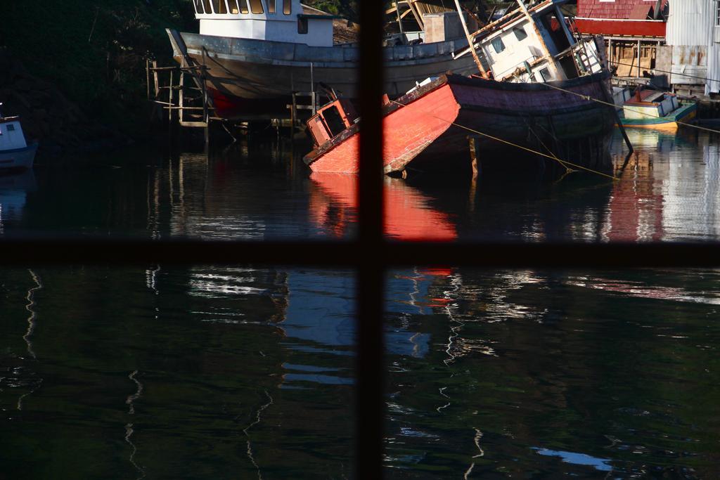 Palafito Hostel Chiloe كاسترو المظهر الخارجي الصورة