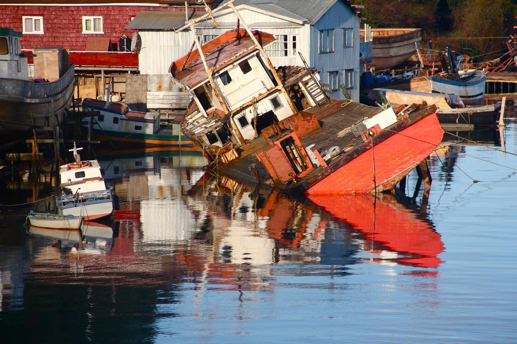 Palafito Hostel Chiloe كاسترو المظهر الخارجي الصورة