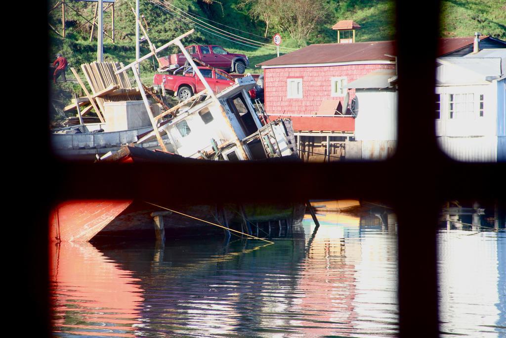 Palafito Hostel Chiloe كاسترو المظهر الخارجي الصورة