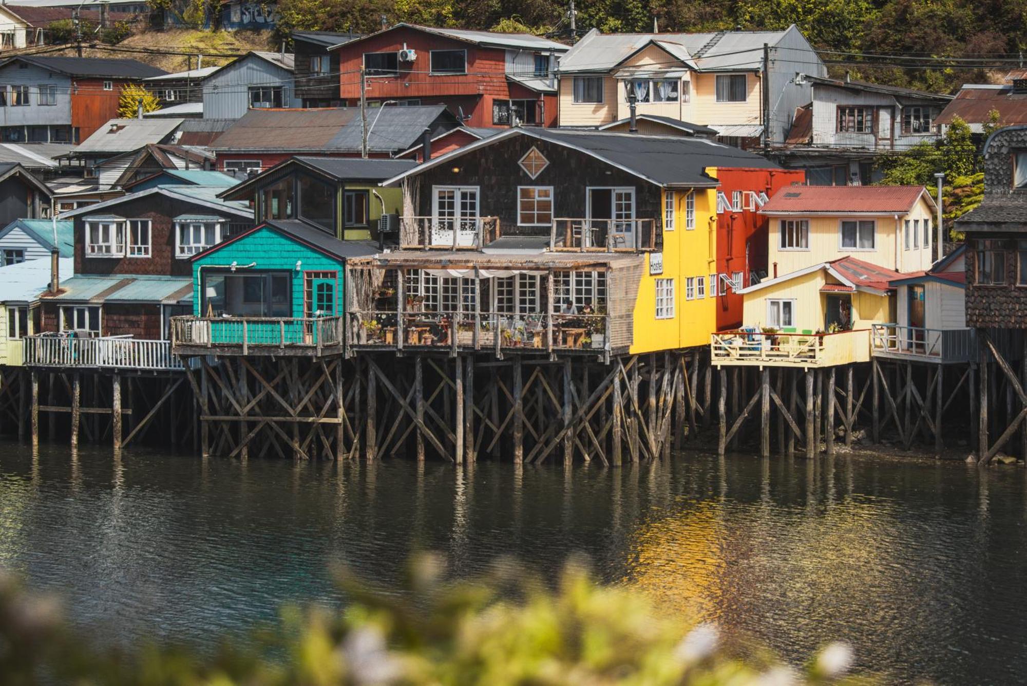 Palafito Hostel Chiloe كاسترو المظهر الخارجي الصورة