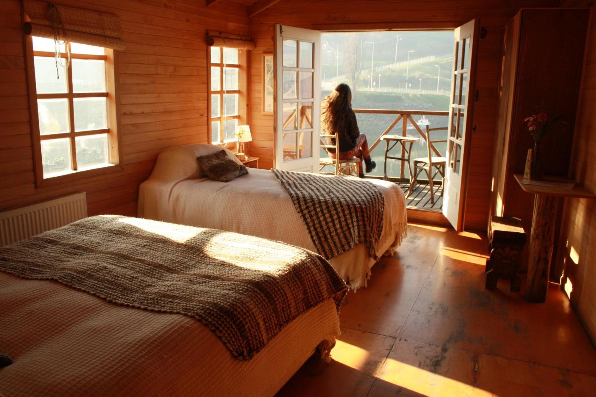 Palafito Hostel Chiloe كاسترو الغرفة الصورة